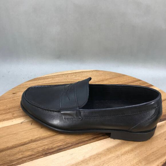 Rockport Keaton Penny Loafer Mens 8.5 M Black Leather Casual - LEFT SHOE ONLY - Picture 3 of 8